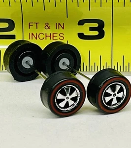 Hot Wheels Redline (EJES DE RODAMIENTO RECTO CON RUEDAS) = 2 ejes 4 ruedas #1 - Imagen 1 de 2
