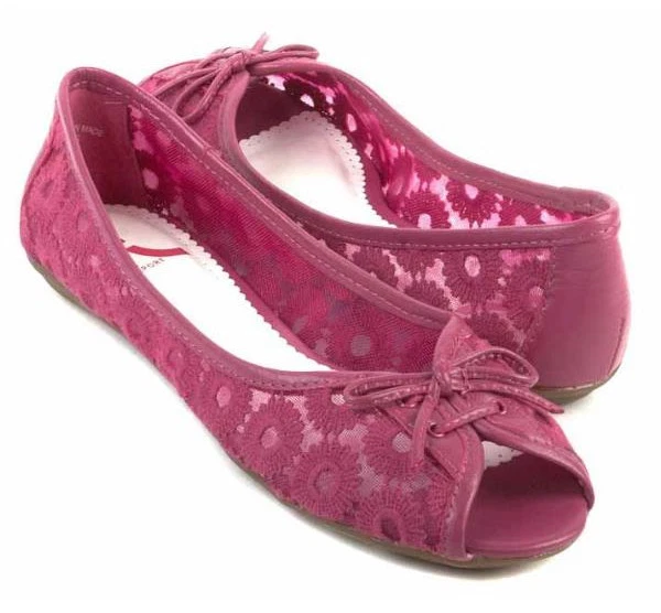 New REPORT Women Purple Mesh Flat Ballet Casual Slipper Sandal Shoe Sz 6.5 M - Image 1 of 3