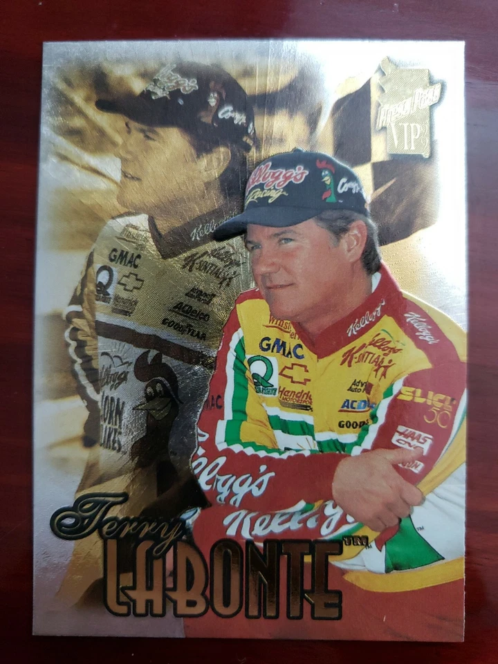 TERRY LABONTE 1999 PRESS PASS VIP CARD# X 14. - Image 1 of 2