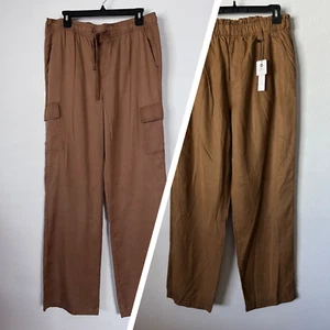 NWT Lyocell Sanctuary drawstring/paperbag Waist Pants Sz XL - Picture 1 of 10