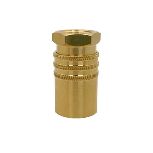 Quick Disconnect Mold Coolant Coupler 3/8” Body x 3/8” Female NPT High-Flow - Picture 1 of 9