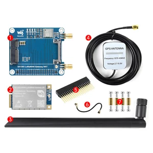 868/915MHz LoRaWAN Gateway IoT GPS SOMBRERO para Raspberry Pi Zero 2 W 3 Modelo B 4 5 - Imagen 1 de 8