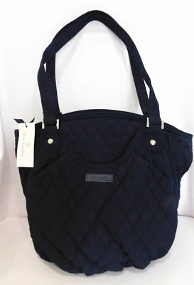 Cartera sobre el hombro VERA BRADLEY Glenna - clásica microfibra azul marino - nueva con etiquetas Foto 1 de 4