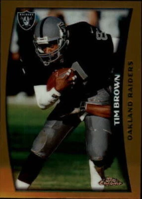 Tim Brown 1998 Topps Chrome #132 Oakland Raiders - Image 1 of 2