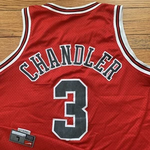 Vintage Nike Team Chicago Bulls Tyson Chandler Jersey Size Large Men NBA - Picture 1 of 5