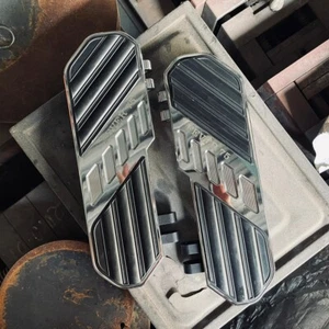 Floorboards Footboards Passenger For Harley Touring Street Road Glide 1980-2024 - Picture 1 of 10
