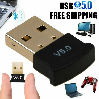 MARKENLOS Bluetooth Adapter 5.0 Dongle Stick Adapter für PC Laptop USB Bluetooth Adapter