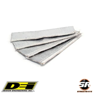 DEI 10409 Aluminum Spark Plug Wire Sheaths 3/4" Diameter x 6" Long - 4 Pack - Picture 1 of 3