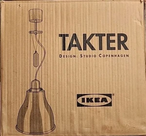 Vintage IKEA TAKTER Pendant Ceiling Lamp | White | 1995 | NEW - Picture 1 of 5