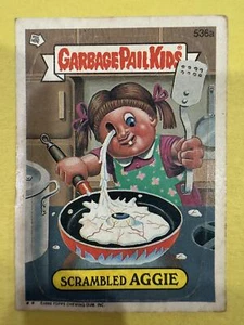 1988 Topps Garbage Pail Kids Series 13 #536a Scrambled Aggie - Picture 1 of 2