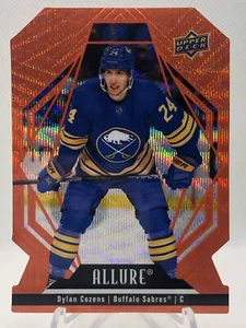 2022-23 Upper Deck Allure Dylan Cozens Orange Slice Die Cut Refractor #62 Mint - Picture 1 of 5