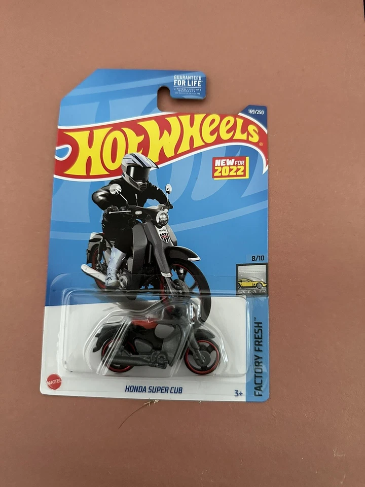 Hot Wheels Honda Super Cub negro fresco de fábrica Foto 1 de 1