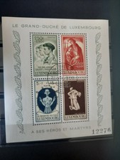 Luxemburg 1946 - Block Nr 5 - Kriegsgeschädigte - gestempelt