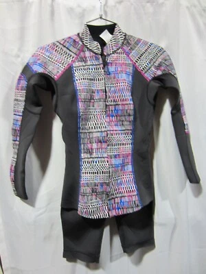 prAna Mara Surf Jacket and Ara Swim Tight Bundle Women's Small Black/Driftwood - Image 1 of 4