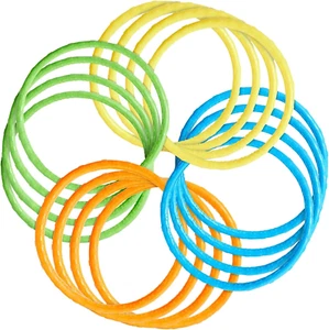 12 Pack Pool Rings for Kids Diving, under Water Swim Dive Rings, Multicolored Su - Picture 1 of 12