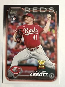 Andrew Abbott Topps 2024 Rookie Card #214 - Picture 1 of 2