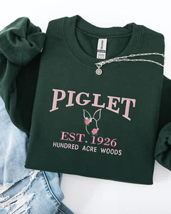 Embroidered Piglet from winnie the pooh sweatshirt - Picture 1 of 9
