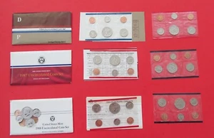 US Mint Sets 1984, 1987, 1988 - Picture 1 of 2