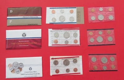 US Mint Sets 1984, 1987, 1988 - Image 1 of 2