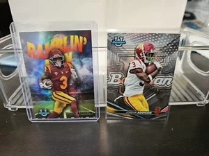 2 Stück 2022 Bowman University USC Jordan Addison - Bild 1 von 2
