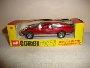 CORGI TOYS 312 MARCOS MANTIS 'WHIZZWHEELS' - NR MINT in original BOX - Picture 1 of 12
