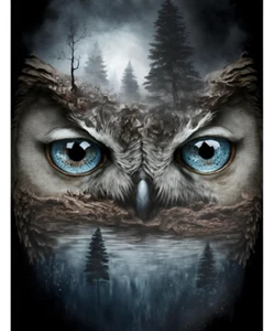 Diamond Painting Kits for Adults, Owl 5D DIY Diamond Art Kits Full Drill Diam... - Picture 1 of 6