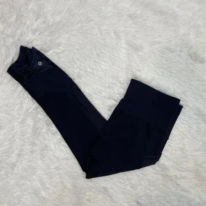 Leggings cortos camuflados Lululemon para mujer talla 8 bolsillos laterales ajustados gimnasio yoga correr - Imagen 1 de 11