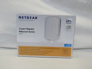 Netgear 5 Port Gigabit Ethernet Switch Network GS605 NEW - Picture 1 of 7