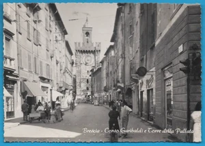 Brescia Corso Garibaldi Anno 1958 FG cartolina vintage postcard postkarte MA2173 - Imagen 1 de 2