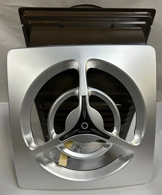 UNUSED Vtg Broan 491 Wall Mount 350 CFM 10” Exhaust Fan Vent Grill Motor (A125) - Image 1 of 4