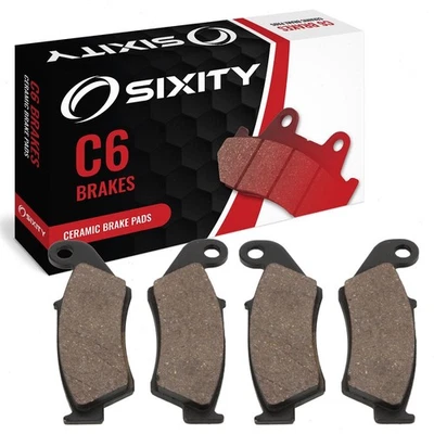 Front Ceramic Brake Pads 2008-2009 Honda TRX700XX Set Full Kit  Complete rw - Image 1 of 4