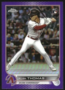 2022 Topps Chrome Update Purple Refractors #USC12 Alek Thomas - Picture 1 of 2