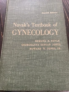 Novak’s Textbook of Gynecology 1965 7th Ed Novak, Jones, Jones Jr. - Picture 1 of 5