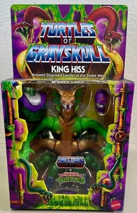 Masters of the Universe Origins Turtles of Grayskull Deluxe Mutated King Hiss - Foto 1 di 4