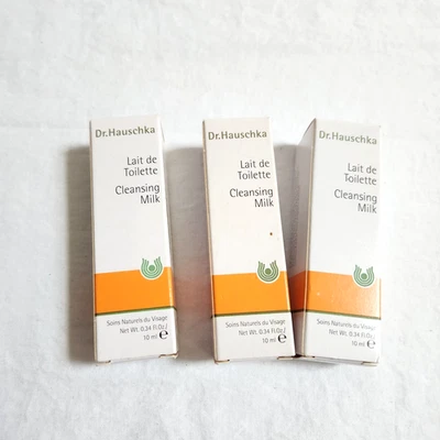 Lote de muestra de leche limpiadora Dr. Hauschka tamaño de viaje - 0,34 OZ CADUCADO ANTIGUO NOS Foto 1 de 4