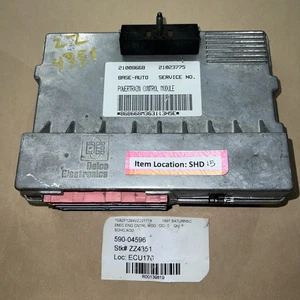 1997 SATURN S SERIES POWERTRAIN CONTROL MODULE 21008668 - Picture 1 of 8
