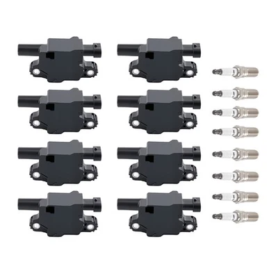 8pcs Ignition Coil Spark Plug Set for 2014-2019 Chevy Silverado GMC Sierra 1500 - Image 1 of 4