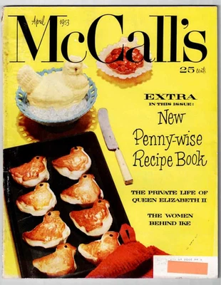 McCall's Magazine April 1953 Betsy McCall Queen Elizabeth II Great ADS Pictures - Image 1 of 4
