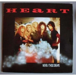 HEART NEVER/THESE DREAMS 7" 1988 WITH G/FOLD P/S UK - Picture 1 of 1