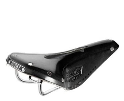 Brooks Saddles Imperial B17 selim de bicicleta estreito com furo e cadarços preto - Imagem 1 de 4