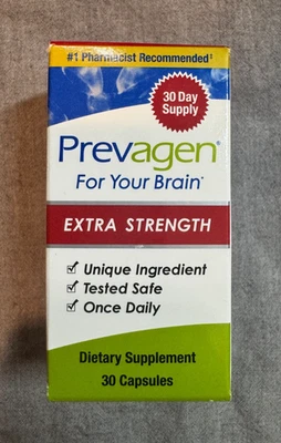 PREVAGEN Extra Strength For Your Brain 30 Capsules BRAND NEW - Image 1 of 4