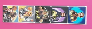 STICKERS: 5 Star Wars Lando Han Chewie Stickers, 2.5" x 2.5" each, Party Favors - Picture 1 of 1