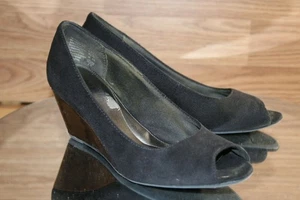 Scarpe con zeppa donna 6-6,5 Comfort Plus by Predictions EU37 nere 125266! - Foto 1 di 11