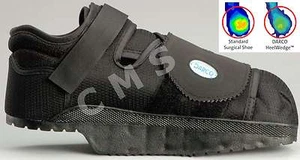 DARCO HeelWedge Healing Off-Loading Shoe Black Post-Op Square Toe New ALL SIZES - Picture 1 of 2