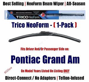 (Qty 1) Premium NeoForm Wiper Blade fits 1985-1998 Pontiac Grand Am 16190