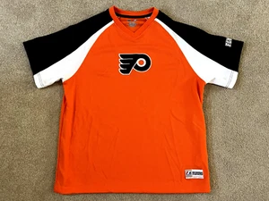 Philadelphia Flyers Hockey Jersey Men's XL Orange Majestic NHL Embroidered - Picture 1 of 9