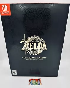 IN HAND NINTENDO SWITCH LEGEND OF ZELDA TEARS OF THE KINGDOM COLLECTORS EDITION - Picture 1 of 6