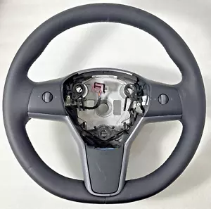 2017-2023 Tesla Model 3 Y Steering Wheel OEM 1490214-00-C Genuine - Picture 1 of 15