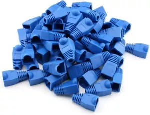 RJ45 Boot Cover, 100 Pcs RJ45 Connector Ethernet Cable Color Coded Strain Relief - Picture 1 of 56