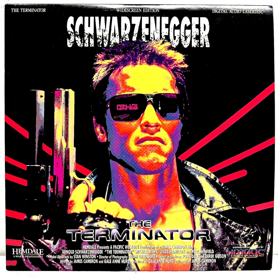 The Terminator Laserdisc 1991 Arnold Schwarzenegger - Image 1 of 4